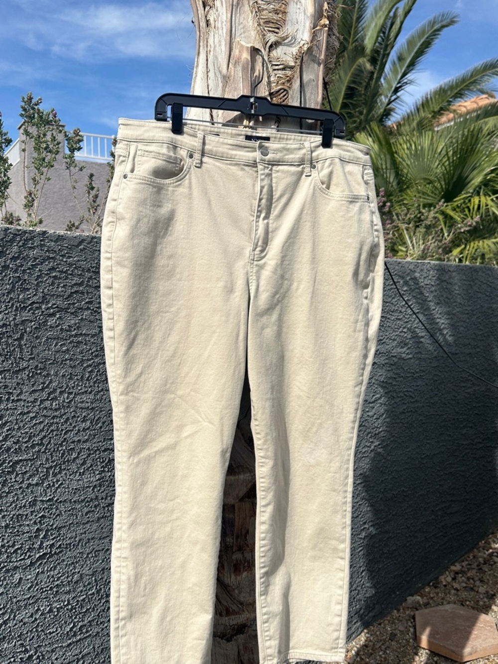 NYDJ Girlfriend lift & tuck technology in Cream 16W